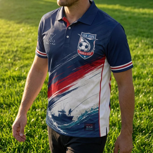 USA 2026 World Cup Fishing Polo Shirt