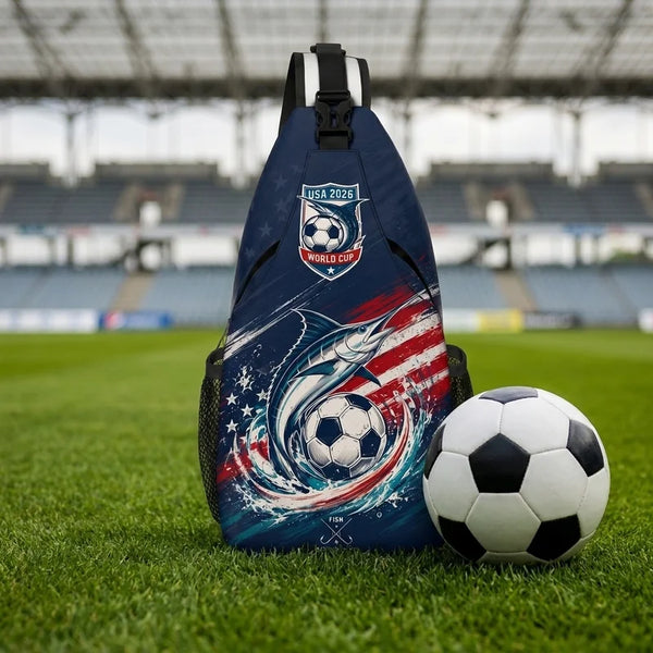 USA 2026 World Cup Marlin Fishing Sling Bag