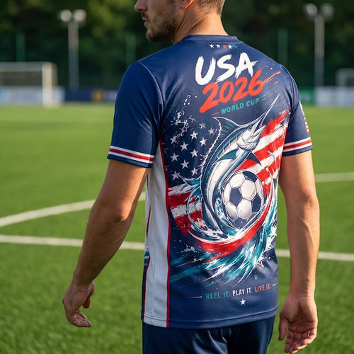 USA 2026 World Cup Fishing T-Shirt