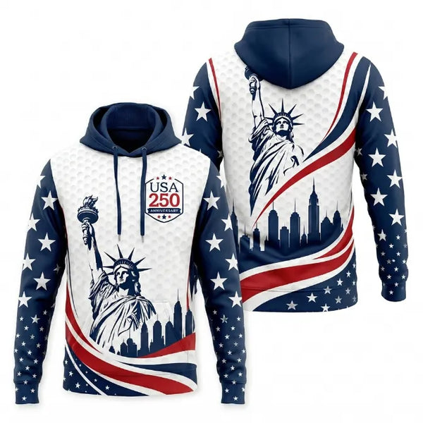 USA 250 Anniversary Statue of Liberty Hoodie