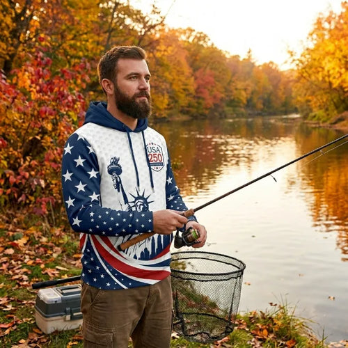 USA 250 Anniversary Statue of Liberty Hoodie