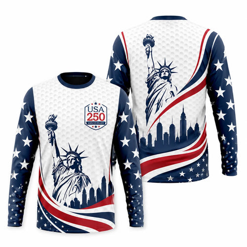 USA 250 Anniversary Statue of Liberty Long Sleeve Shirt