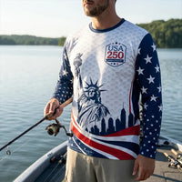 USA 250 Anniversary Statue of Liberty Long Sleeve Shirt