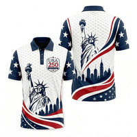 USA 250 Anniversary Statue of Liberty Polo Shirt