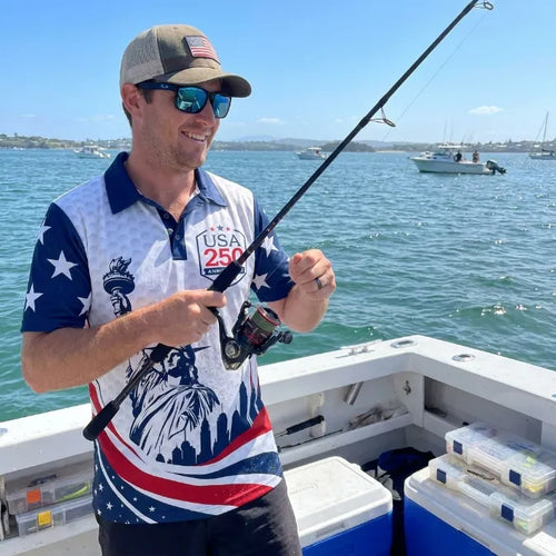 USA 250 Anniversary Statue of Liberty Polo Shirt