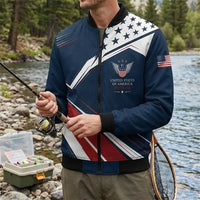 USA 250 Patriotic Eagle Bomber Jacket