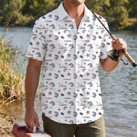 USA 250th Anniversary American Fishing Heritage Hawaiian Shirt