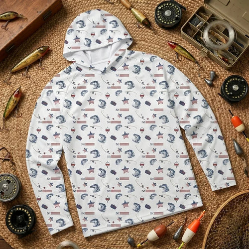 USA 250th Anniversary American Fishing Heritage Hoodie