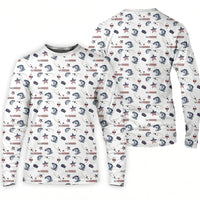 USA 250th Anniversary American Fishing Heritage Long Sleeve Shirt