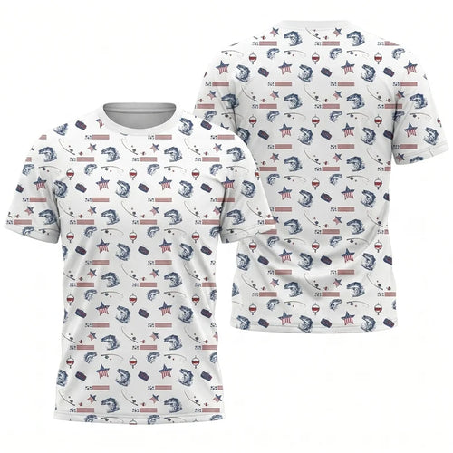 USA 250th Anniversary American Fishing Heritage T-Shirt