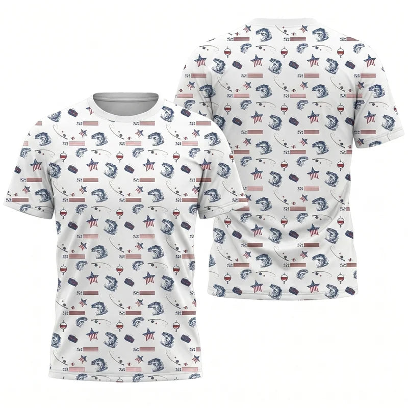 USA 250th Anniversary American Fishing Heritage T-Shirt
