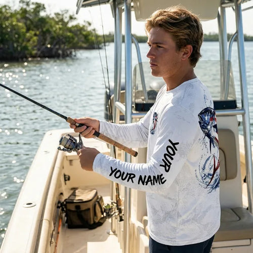 USA 250th Anniversary American Fishing Long Sleeve Shirt