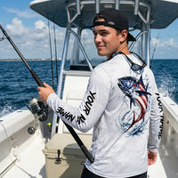 USA 250th Anniversary American Fishing Long Sleeve Shirt