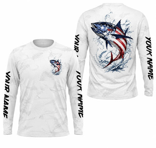 USA 250th Anniversary American Fishing Long Sleeve Shirt