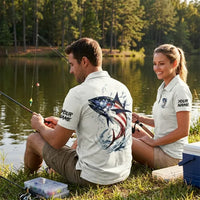 USA 250th Anniversary American Fishing Polo Shirt