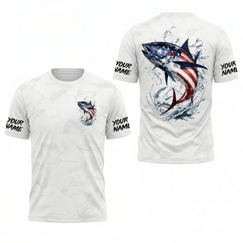 USA 250th Anniversary American Fishing T-Shirt