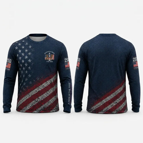 USA 250th Anniversary Eagle Flag Apparel