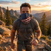 USA 250th Anniversary Eagle Flag Neck Gaiter
