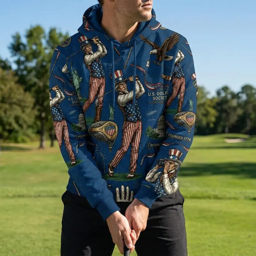 USA Golfing Society 1776 Patriotic Hoodie
