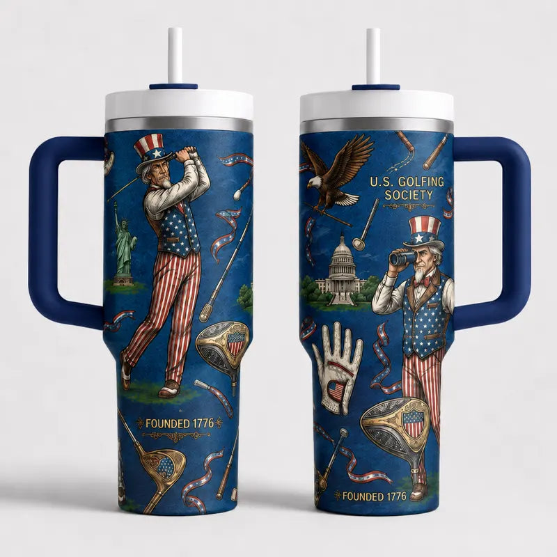USA Golfing Society 1776 Patriotic Tumbler