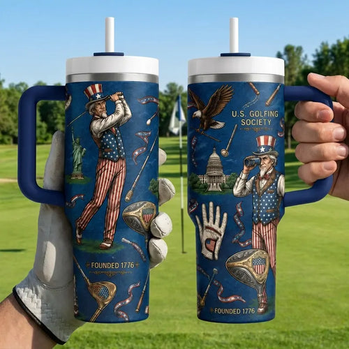 USA Golfing Society 1776 Patriotic Tumbler
