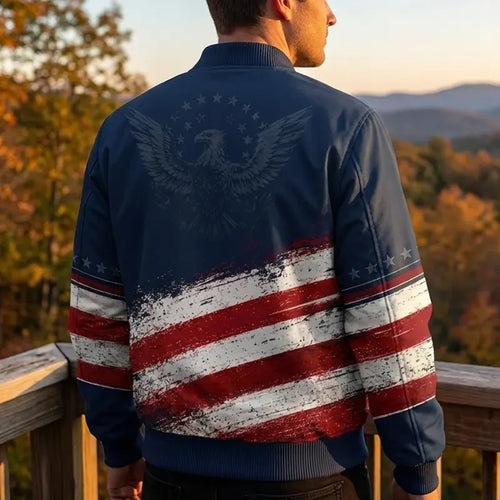 United States Of America 1776–2026 Patriotic Bomber Jacket