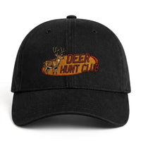 Vintage Deer & Duck Hunt Club Embroidered Cap