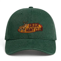 Vintage Deer & Duck Hunt Club Embroidered Cap
