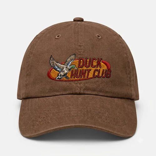 Vintage Deer & Duck Hunt Club Embroidered Cap