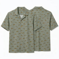 Vintage Fish Pattern Fishing Hawaiian Shirt