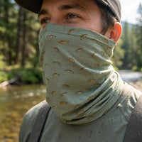 Vintage Fish Pattern Fishing Neck Gaiter