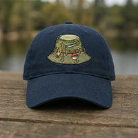Vintage Fishing Gear Fishing Embroidered Cap
