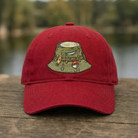 Vintage Fishing Gear Fishing Embroidered Cap