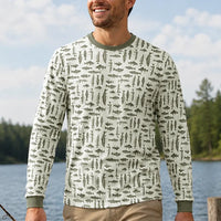 Vintage Ocean Fishing Long Sleeve Shirt