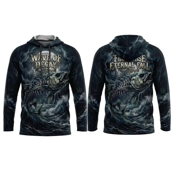 Wave Of Decay Skeleton Fishing Hoodie 2026