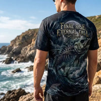 Wave Of Decay Skeleton Fishing T-Shirt
