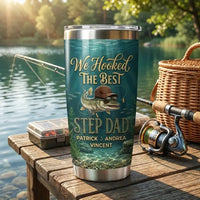 We Hooked The Best Step Dad Fishing Tumbler