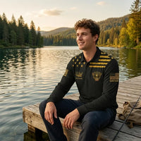 We The People 250 Polo Long Sleeve Shirt