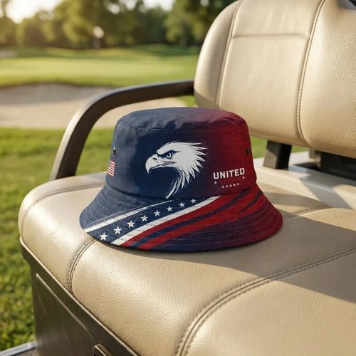 We The People 250th American Heritage Golf Embroidered Bucket Hat