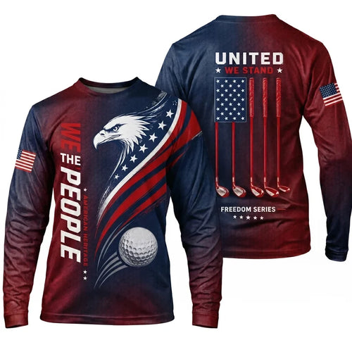 We The People 250th American Heritage Golf Long Sleeve Shirt