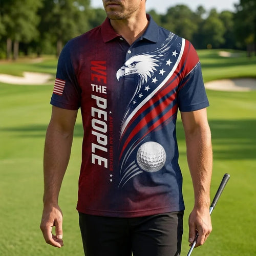 We The People 250th American Heritage Golf Polo Shirt
