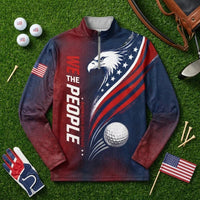 We The People 250th American Heritage Golf Zip Long Sleeve Shirt