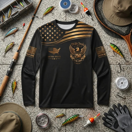 We The People America 250 Patriotic Long Sleeve Shirt