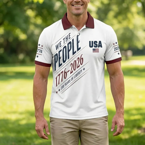 We the People 250 Years of Liberty Polo Shirt