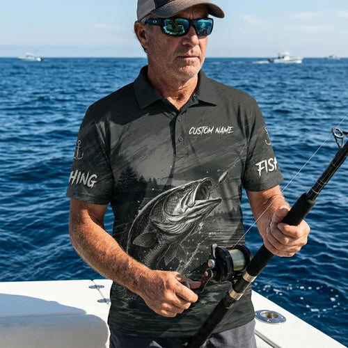 Weekend Forecast Fishing With A Chance Of Drinking Polo Shirt