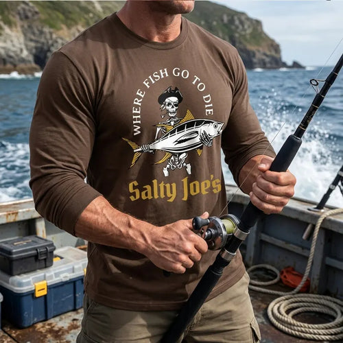 Where Fish Go To Die Fishing Long Sleeve Shirt