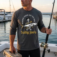 Where Fish Go To Die Fishing Long Sleeve Shirt