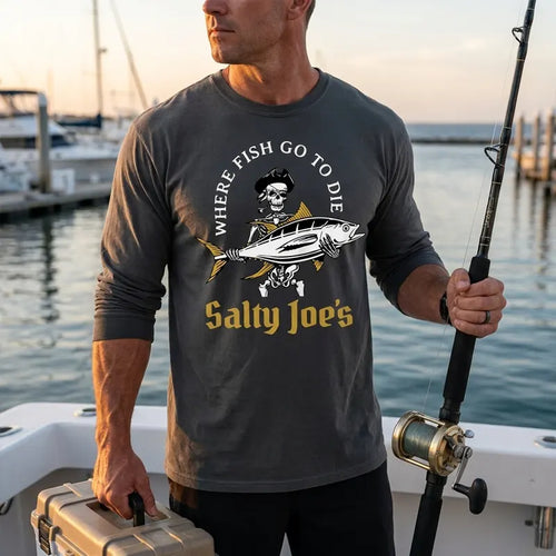 Where Fish Go To Die Fishing Long Sleeve Shirt