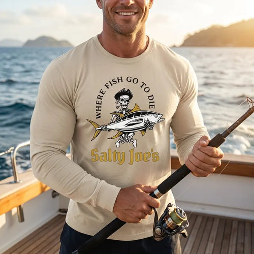 Where Fish Go To Die Fishing Long Sleeve Shirt