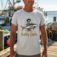 Where Fish Go to Die Salty Joe's Fishing T-Shirt
